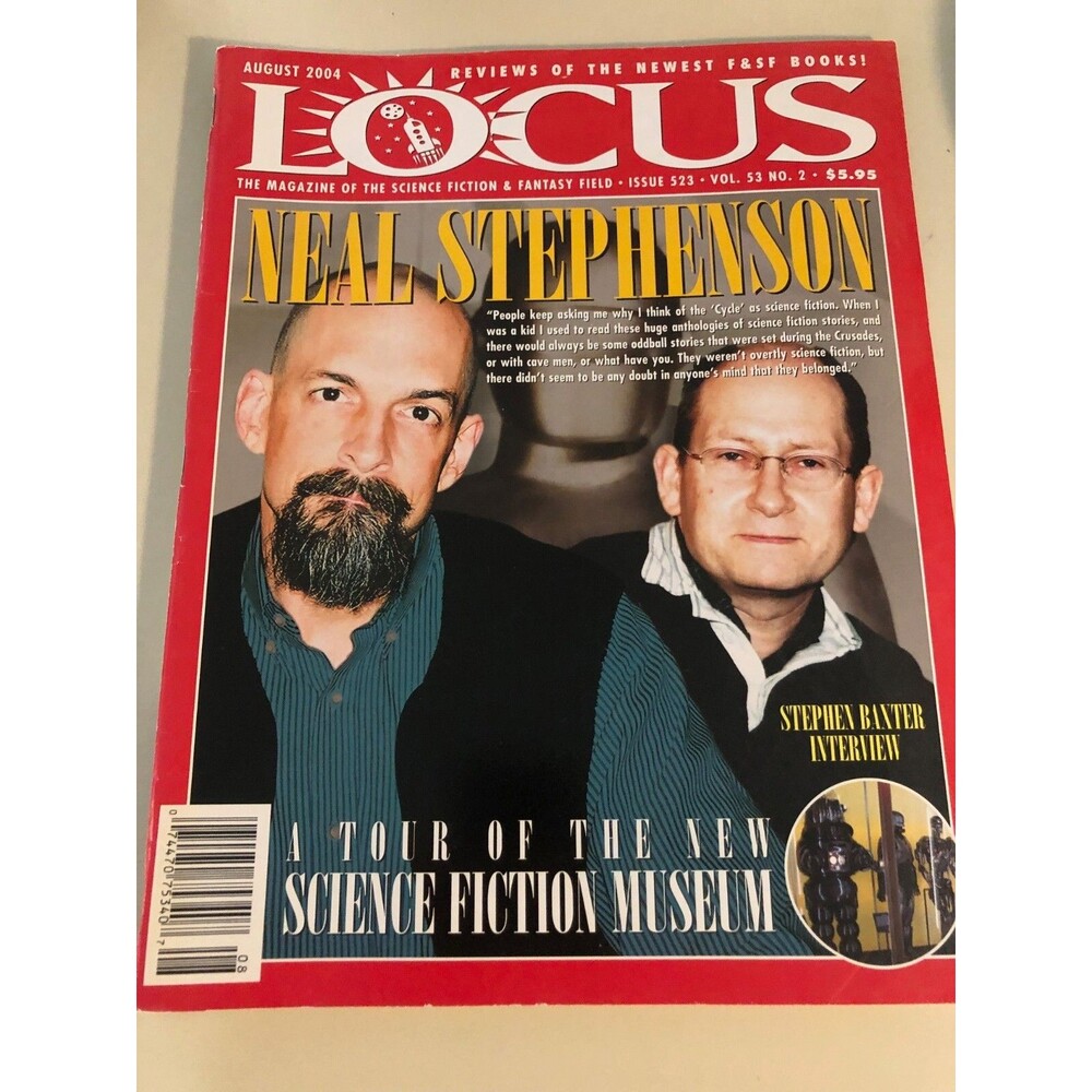 LOCUS Magazine Science Fiction & Fantasy August 2004 Issue 523 Vol 53 No 2